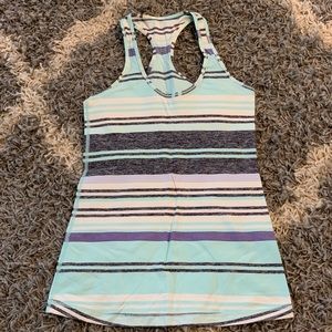 Lululemon Racerback | Size: 6 | turquoise, white